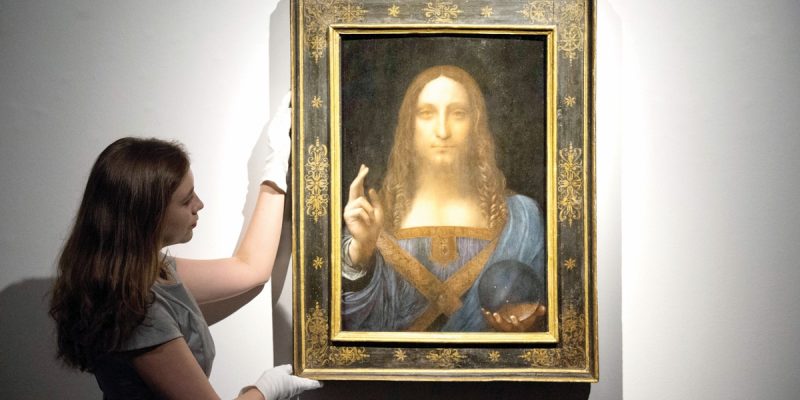 leonardo da vinci salvator mundi price